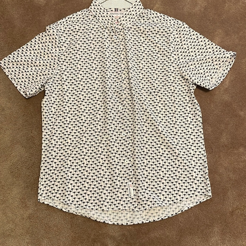 International Report Performance- Four Way Stretch button down